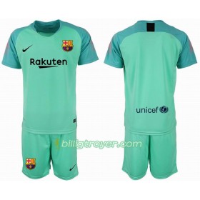 Billige Fotballdrakter FC Barcelona Keeper Barn drakt 2018/19 Kortermet